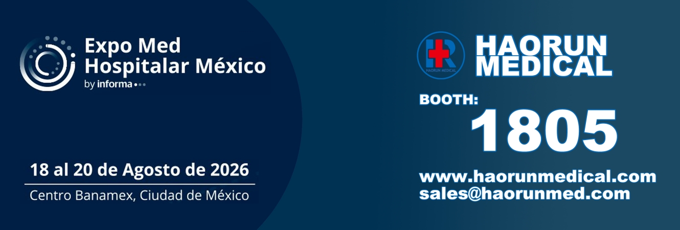 Haorun Medical, an ghnó gairmiúil agus na táirgí tomhaltóra leighis, rannpháirteach sa Expo Med | Ospidéal México.